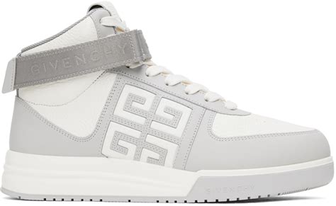 givenchy logo wing sneakers|Givenchy white and grey sneakers.